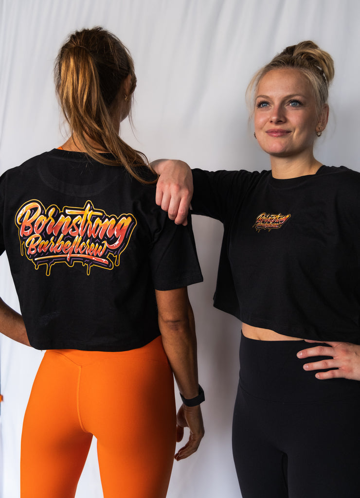 BARBELLCREW OLDSCHOOL CROP TEE