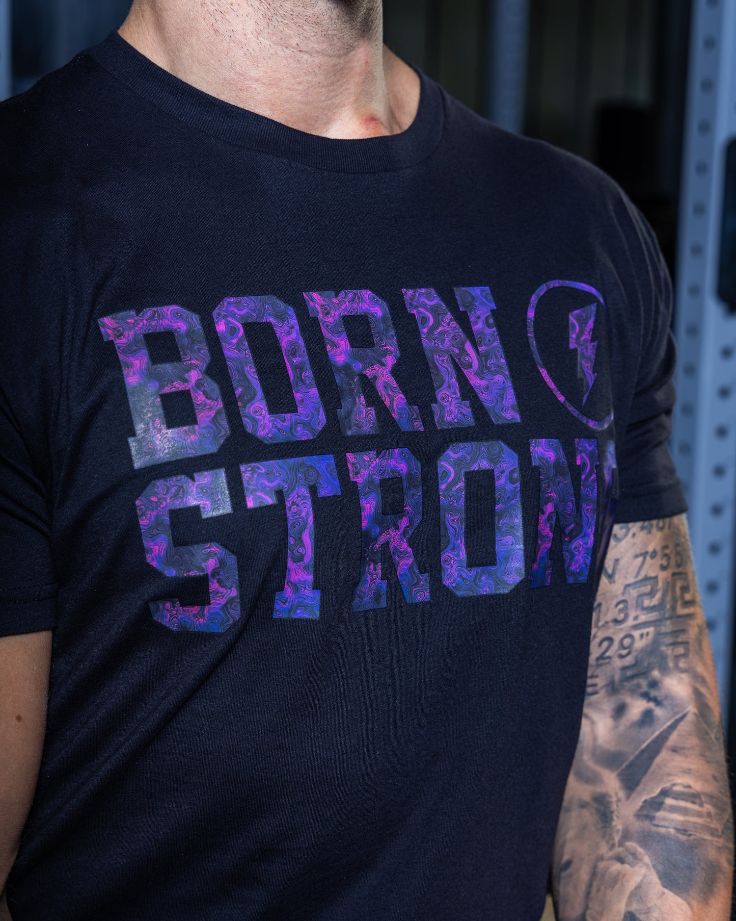 BORNSTRONG Shirt Purple Fusion