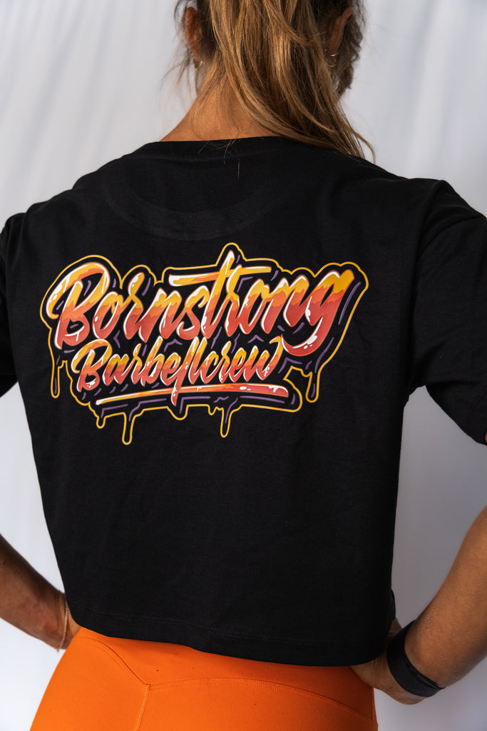 BARBELLCREW OLDSCHOOL CROP TEE