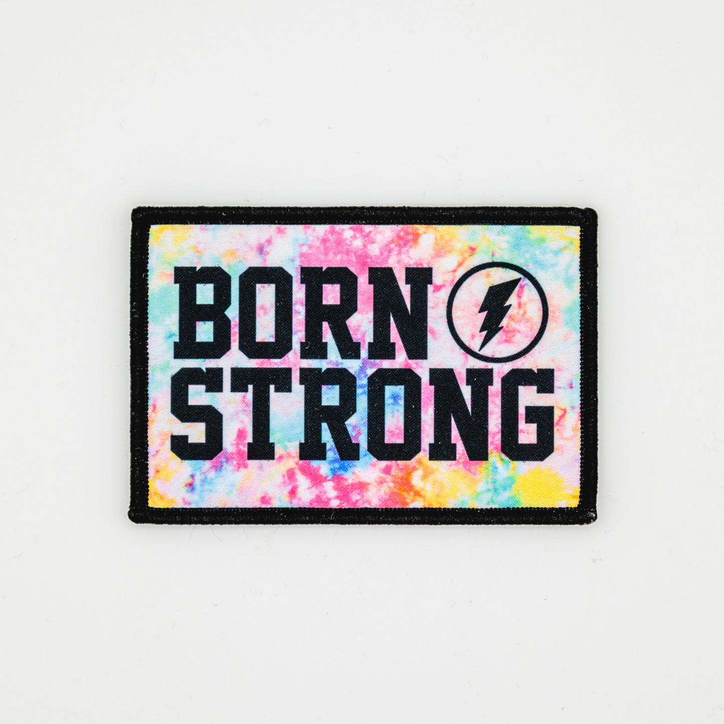 Écusson BORN STRONG TIE DYE