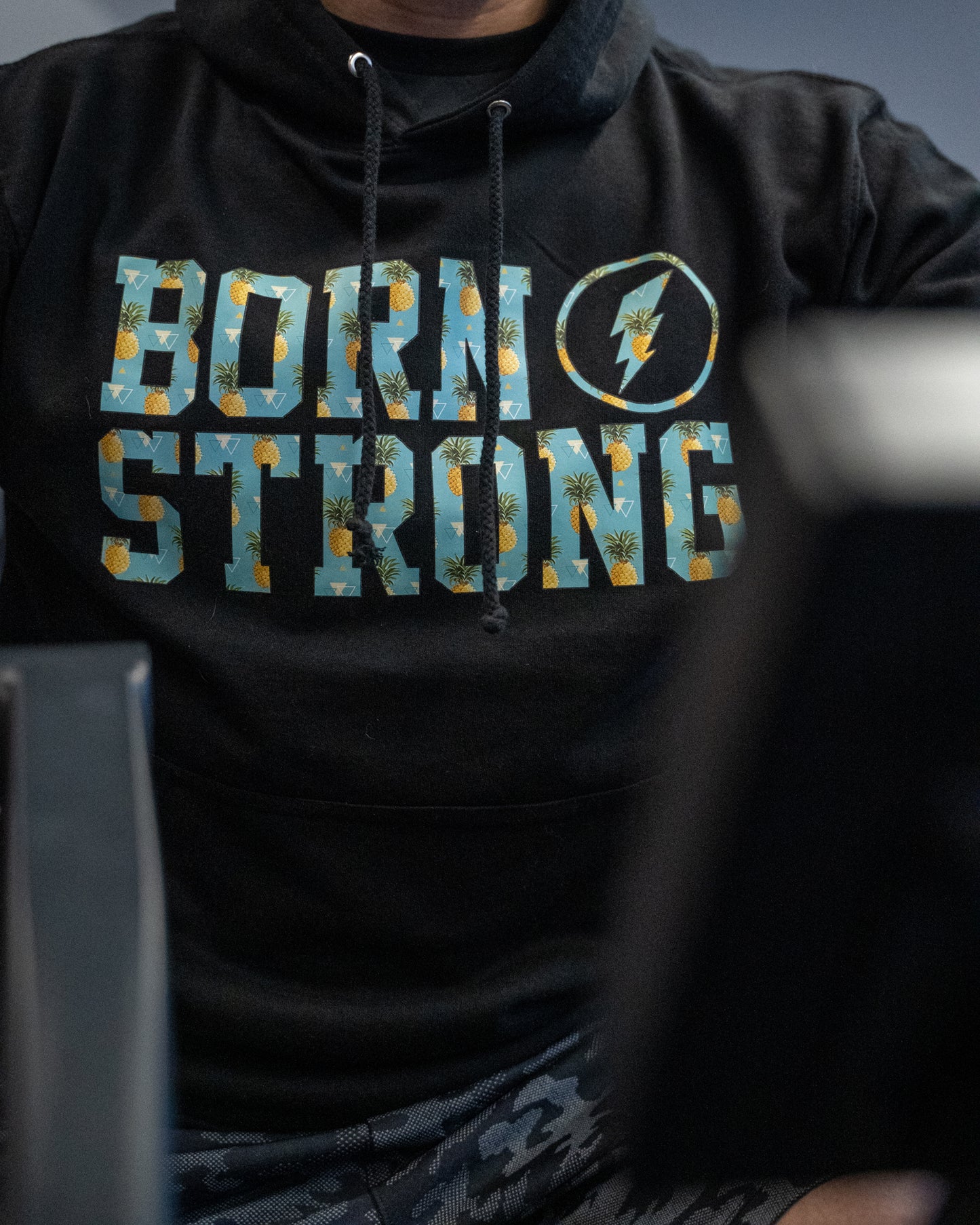 GEBOREN STERKE Hoodie Ananas Chunk