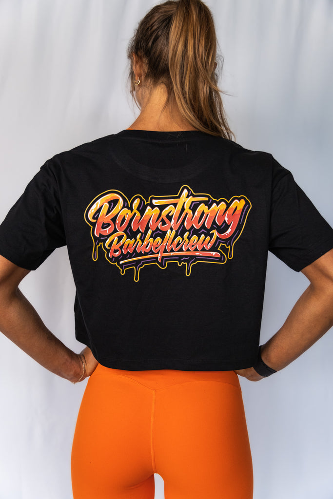 BARBELLCREW OLDSCHOOL CROP TEE