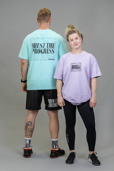 TRUST THE PROGRESS Oversized Shirt