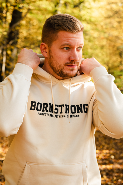 BORN STRONG HOODIE FUNCTIONAL FITNESS COMPANY