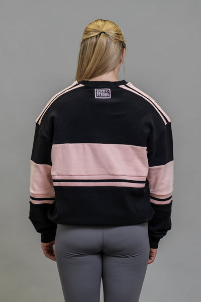 BLOCK OUT EMBOSSED SWEATER