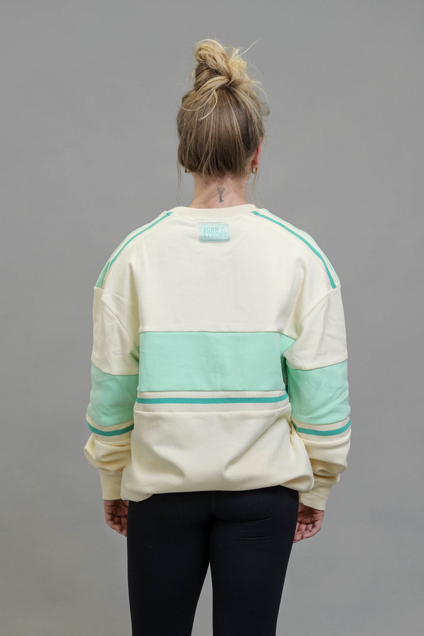 BLOCK OUT EMBOSSED SWEATER