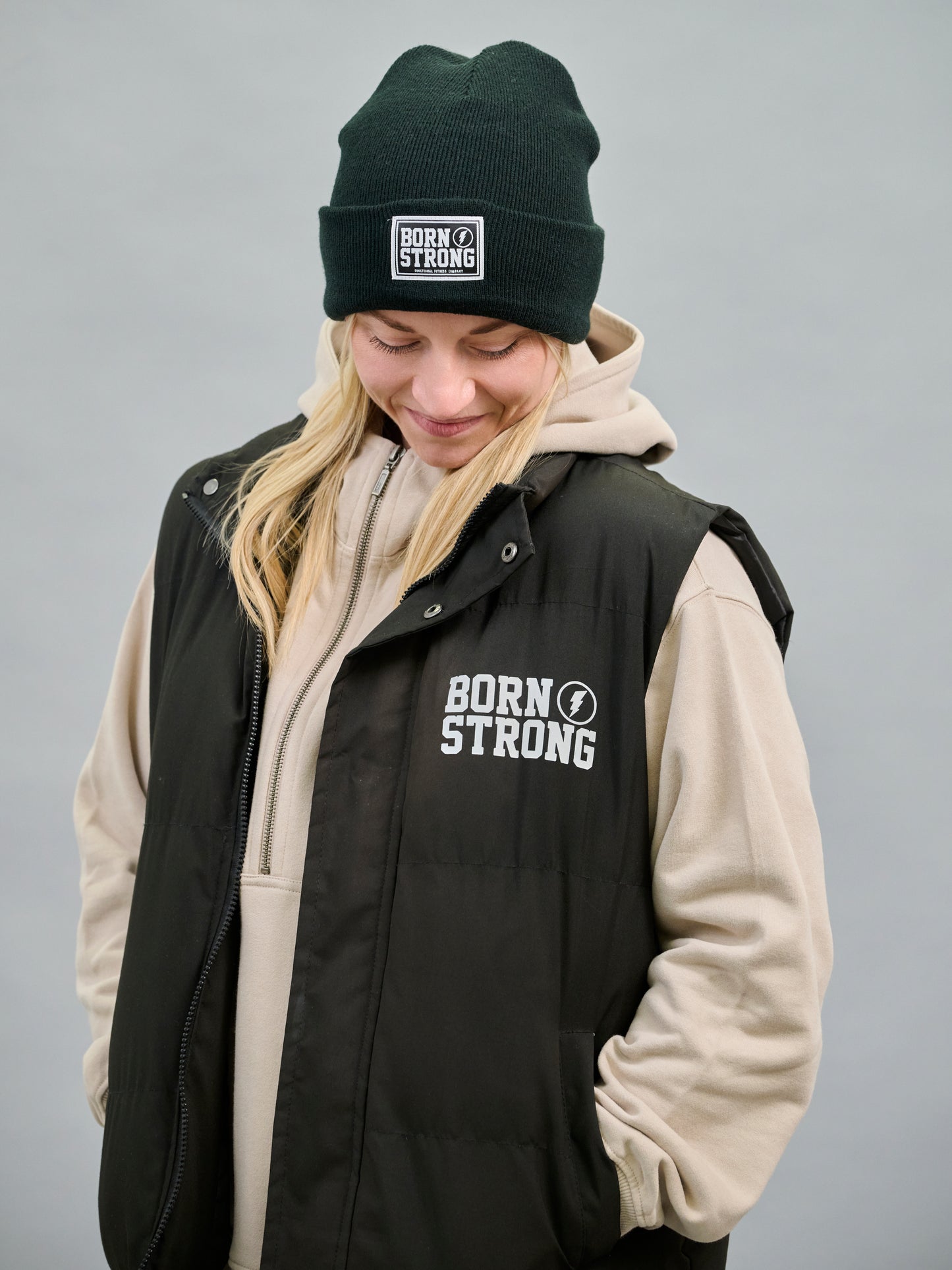 BORN STRONG PUFF WESTE