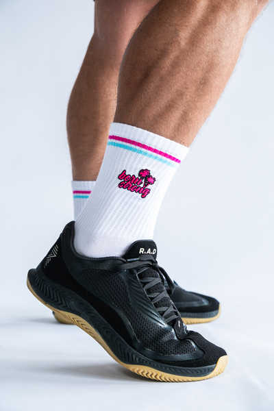 Miami Palms Crew Socks