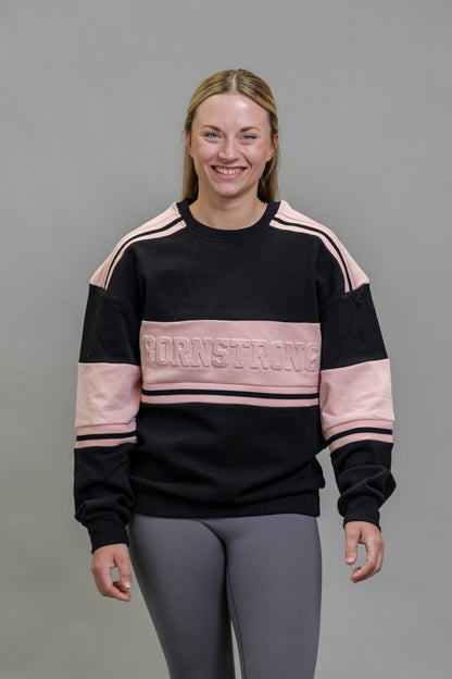 BLOCK OUT EMBOSSED SWEATER