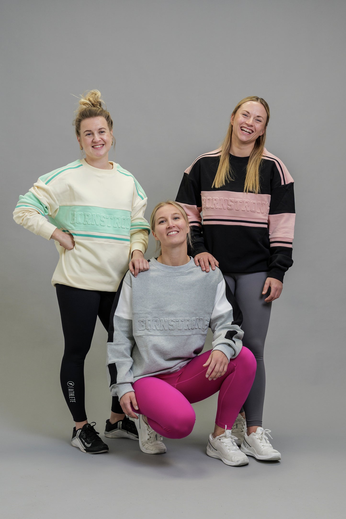 BLOCK OUT EMBOSSED SWEATER