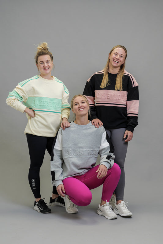 BLOCK OUT EMBOSSED SWEATER