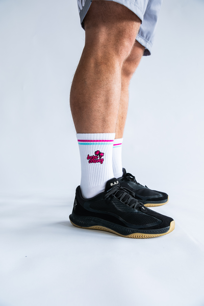 Miami Palms Crew Socks