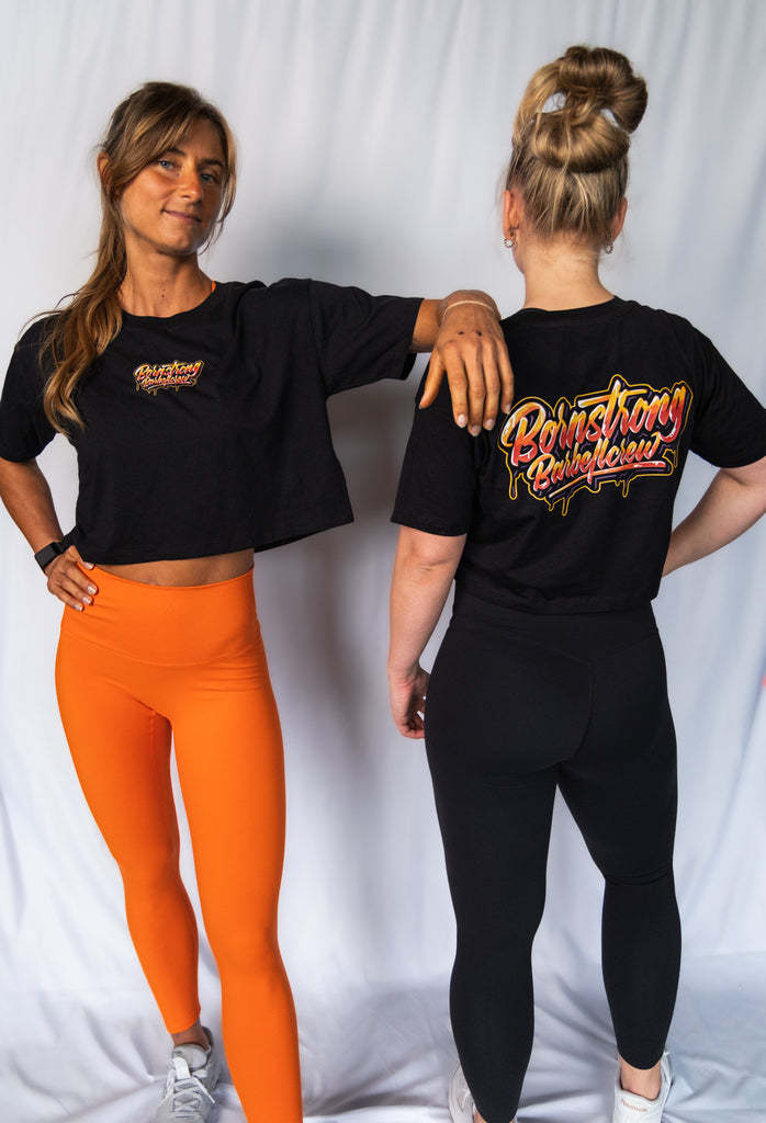 BARBELLCREW OLDSCHOOL CROP TEE