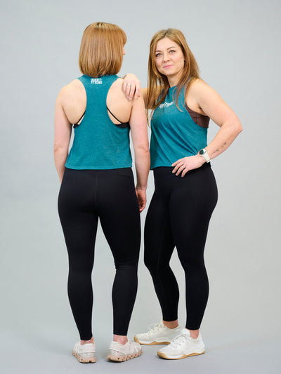 CROP TANK - Racerback Petrol