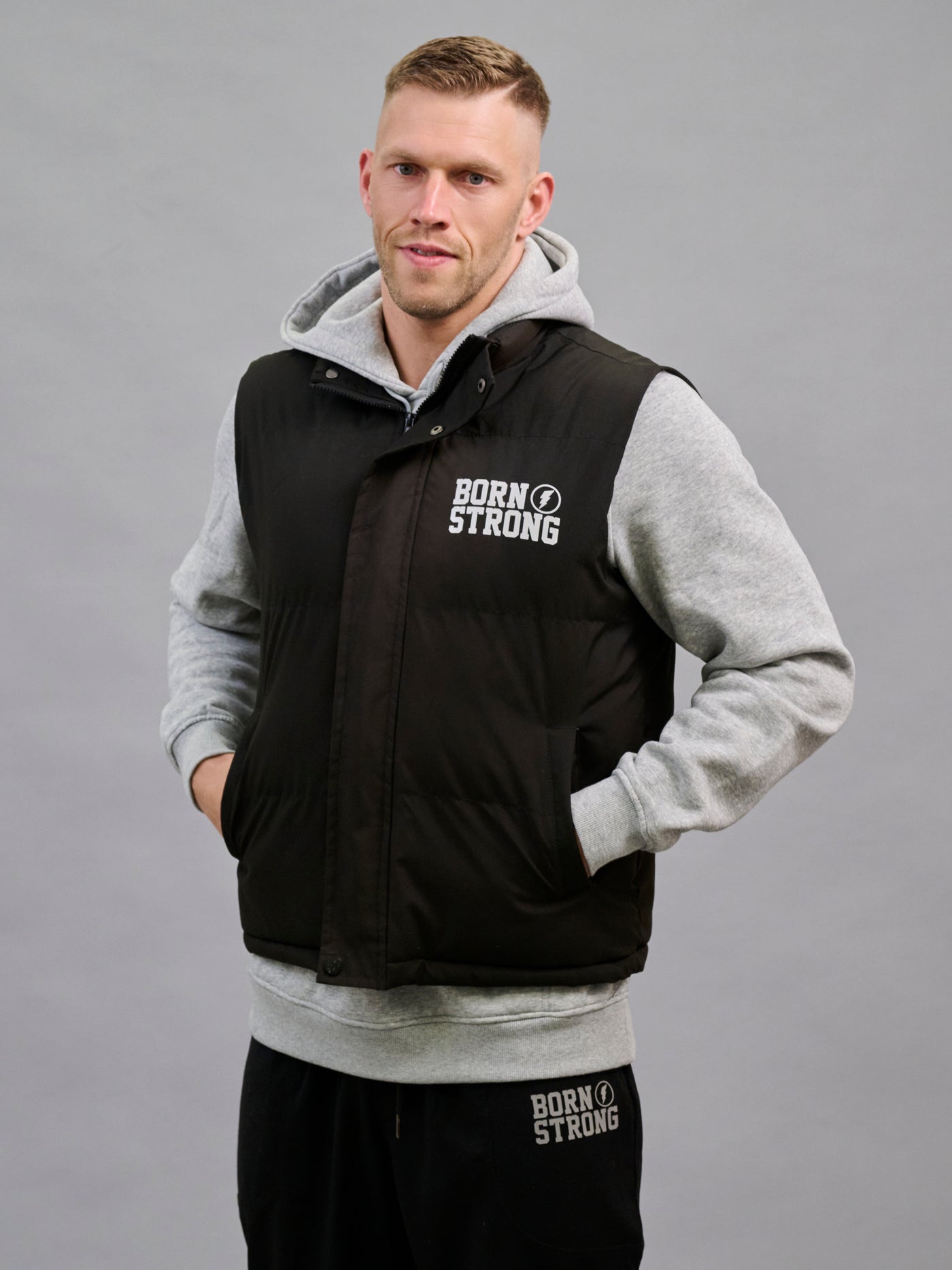 BORN STRONG PUFF WESTE