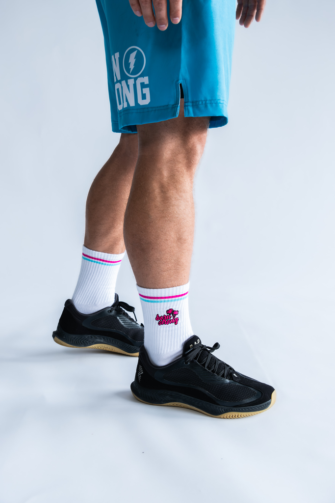 Miami Palms Crew Socks