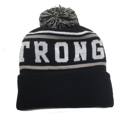 BORN STRONG bobble hat - LIMITED EDITION