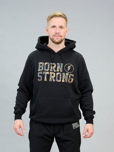 BORN STRONG hoodie camo