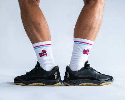 Miami Palms Crew Socks