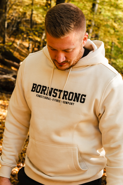 BORN STRONG HOODIE FUNCTIONAL FITNESS COMPANY