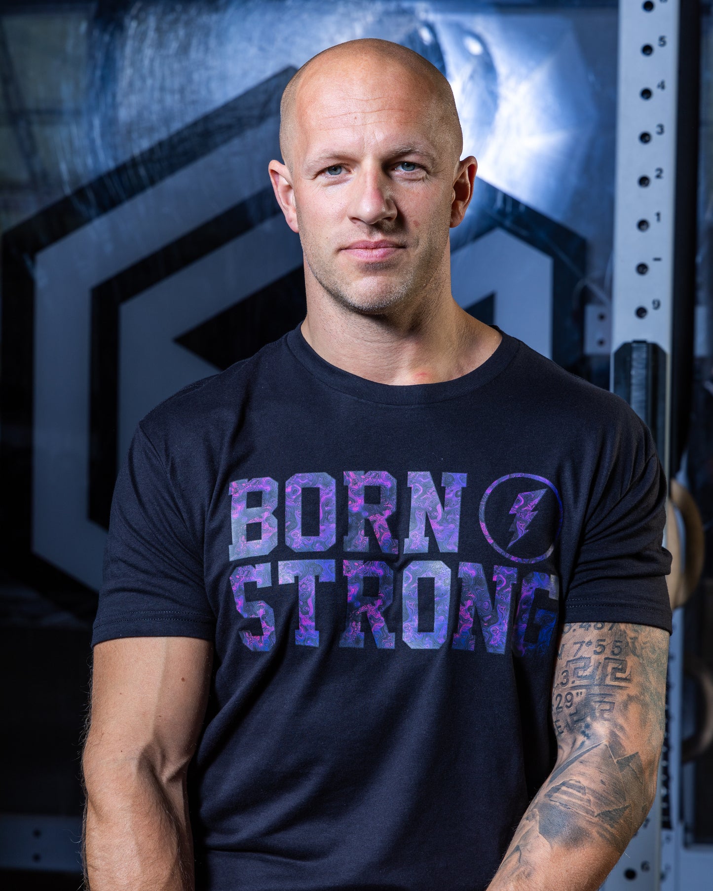 BORNSTRONG Shirt Purple Fusion