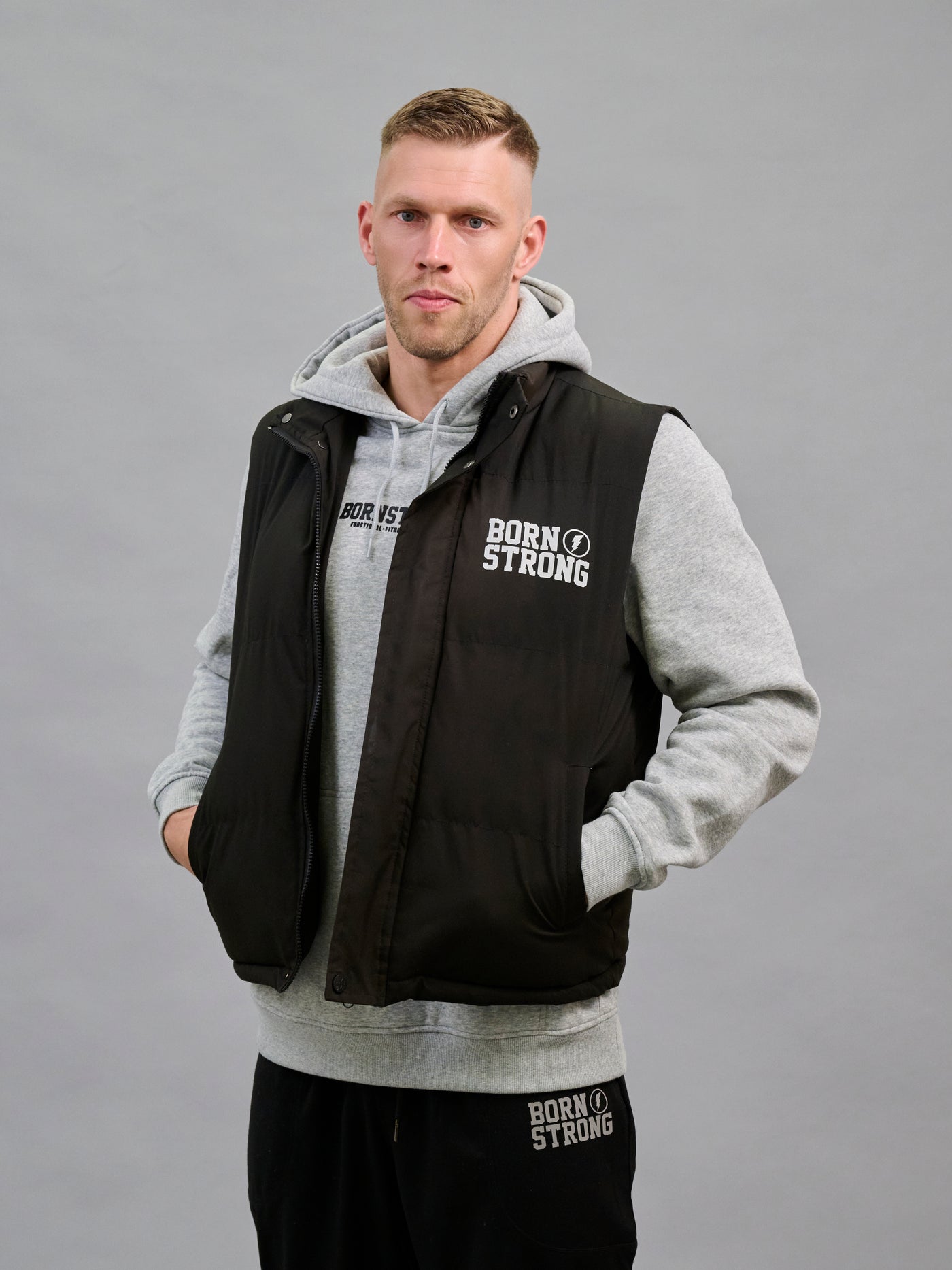 BORN STRONG PUFF WESTE