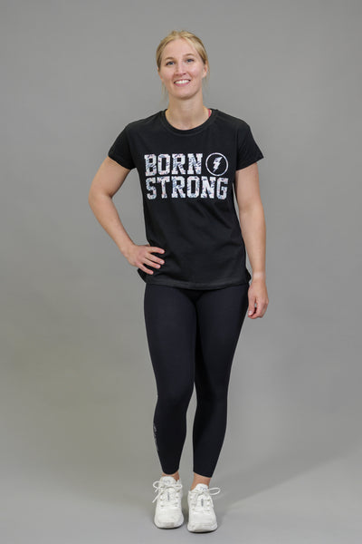 BORN STRONG Dames Shirt Floral Love