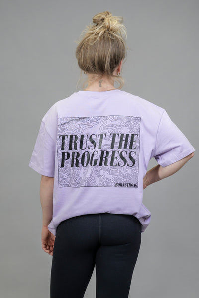TRUST THE PROGRESS Oversized Shirt