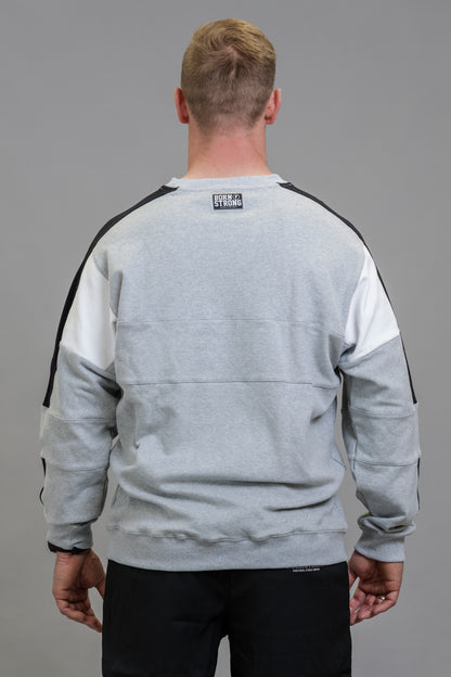 BLOCK OUT EMBOSSED SWEATER