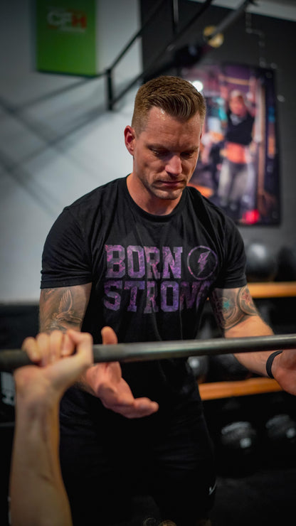 BORNSTRONG Shirt Purple Fusion