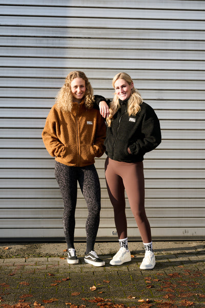 Teddy Jacke Limitiert CrossFit Fleecejacke weich Born Strong