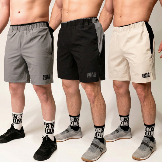 BORN STRONG Hybrid Pro Shorts