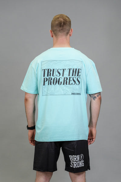 TRUST THE PROGRESS Oversized Shirt