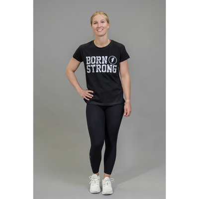 BORN STRONG Dames Shirt Floral Love