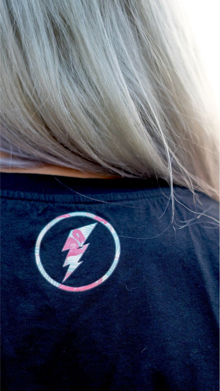 BORN STRONG Ladies Shirt Flamingo