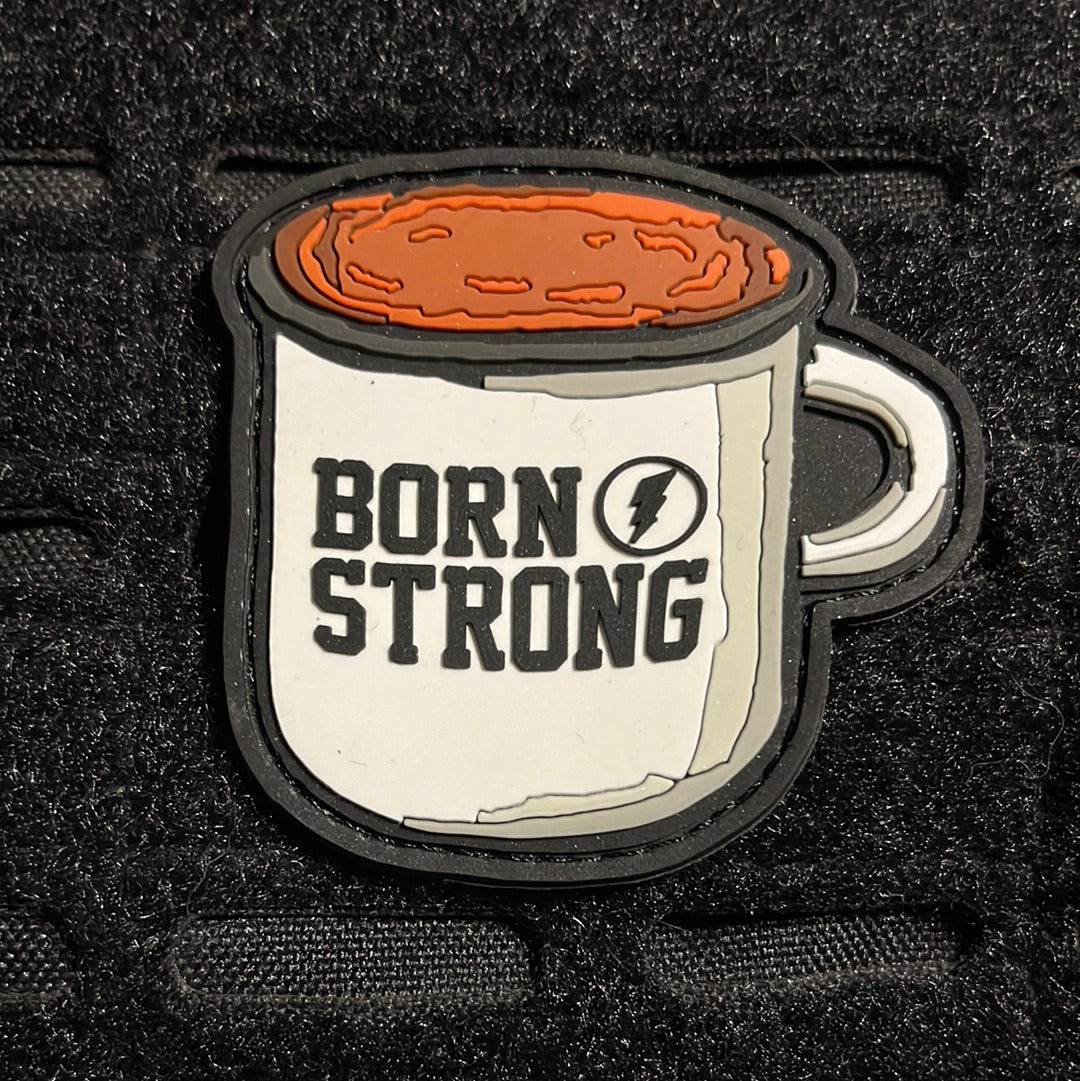 TASSE À CAFÉ BORNSTRONG - Écusson