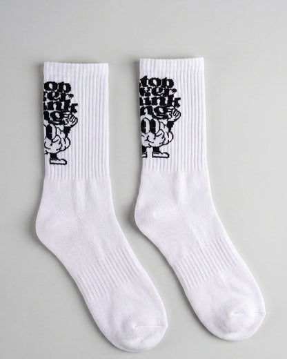 Stop Overthinking Crew Socks Socken Functional Fitness Born Strong