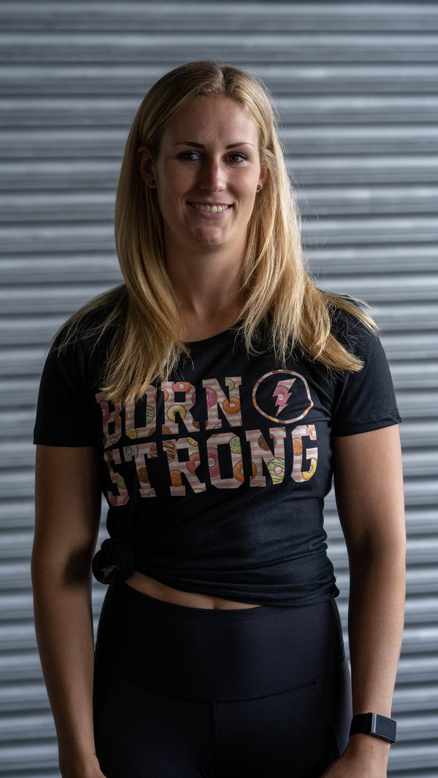 BORN STRONG Ladies Shirt Donut Madness