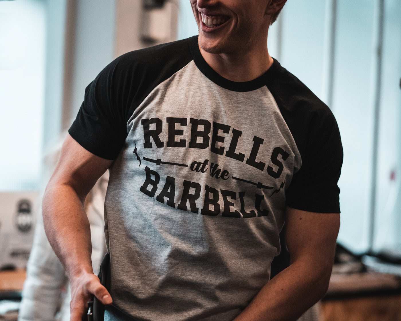 Rebellen bij het Barbell Baseball Shirt