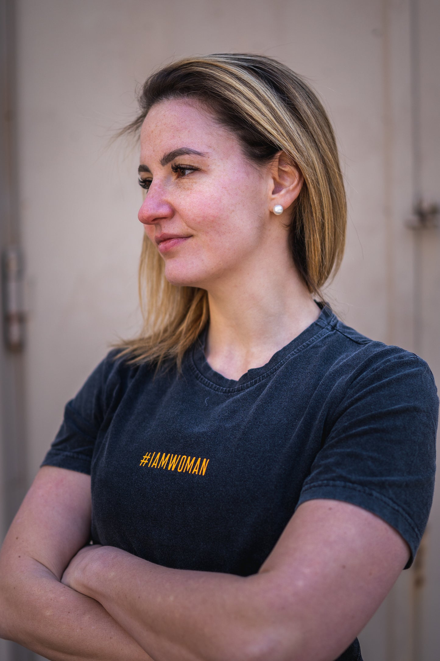 #IAMWOMAN - CURVED SHIRT