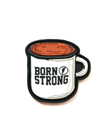 TASSE À CAFÉ BORNSTRONG - Écusson