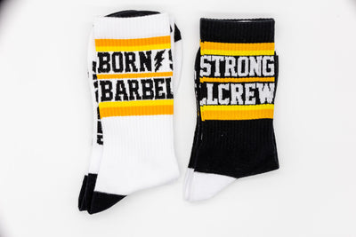 BARBELL CREW - Crew Socks