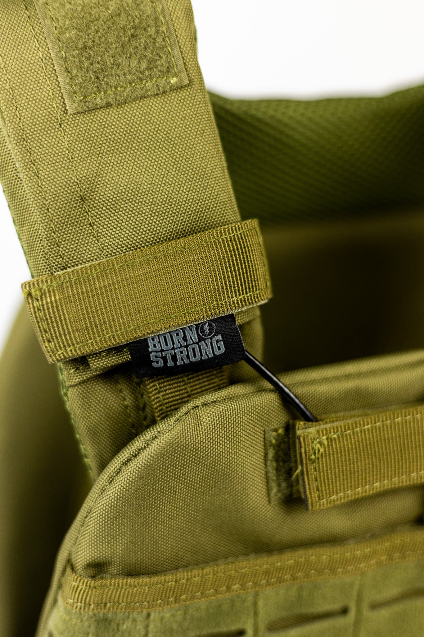 BORN STRONG Plate Carrier