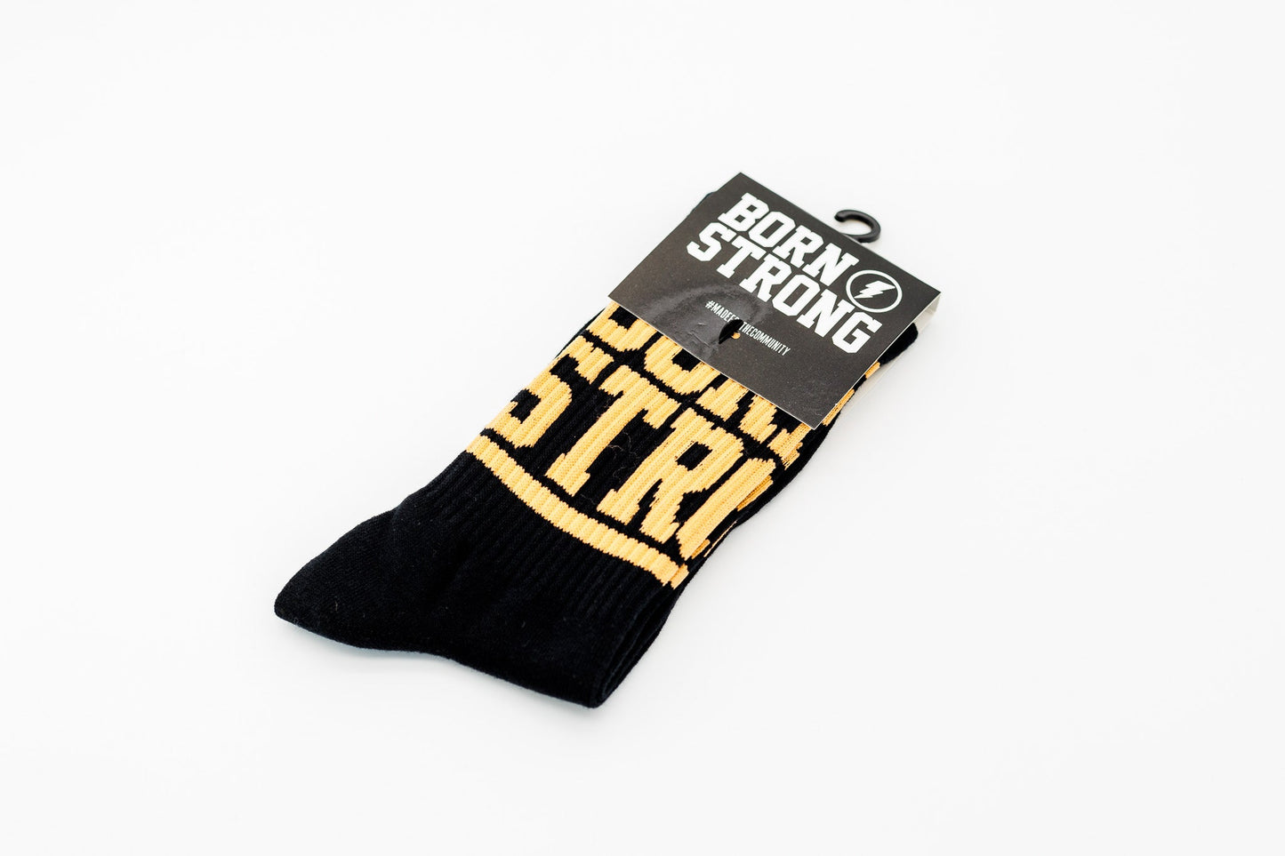 Crew Socks - Black \ Orange