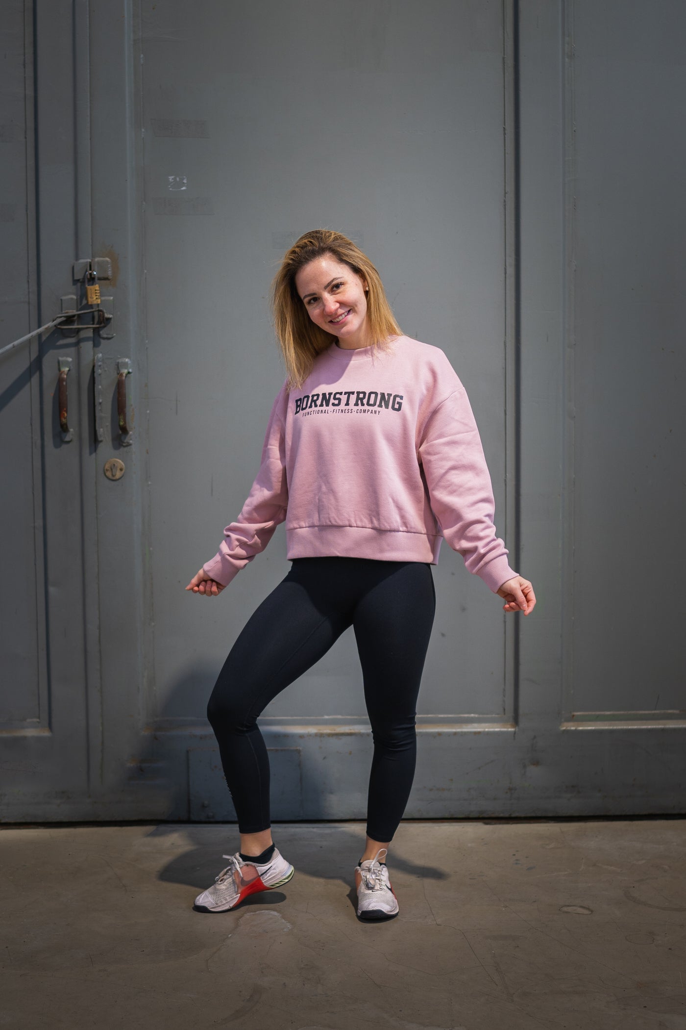 BORN STRONG Boxy-sweater voor dames
