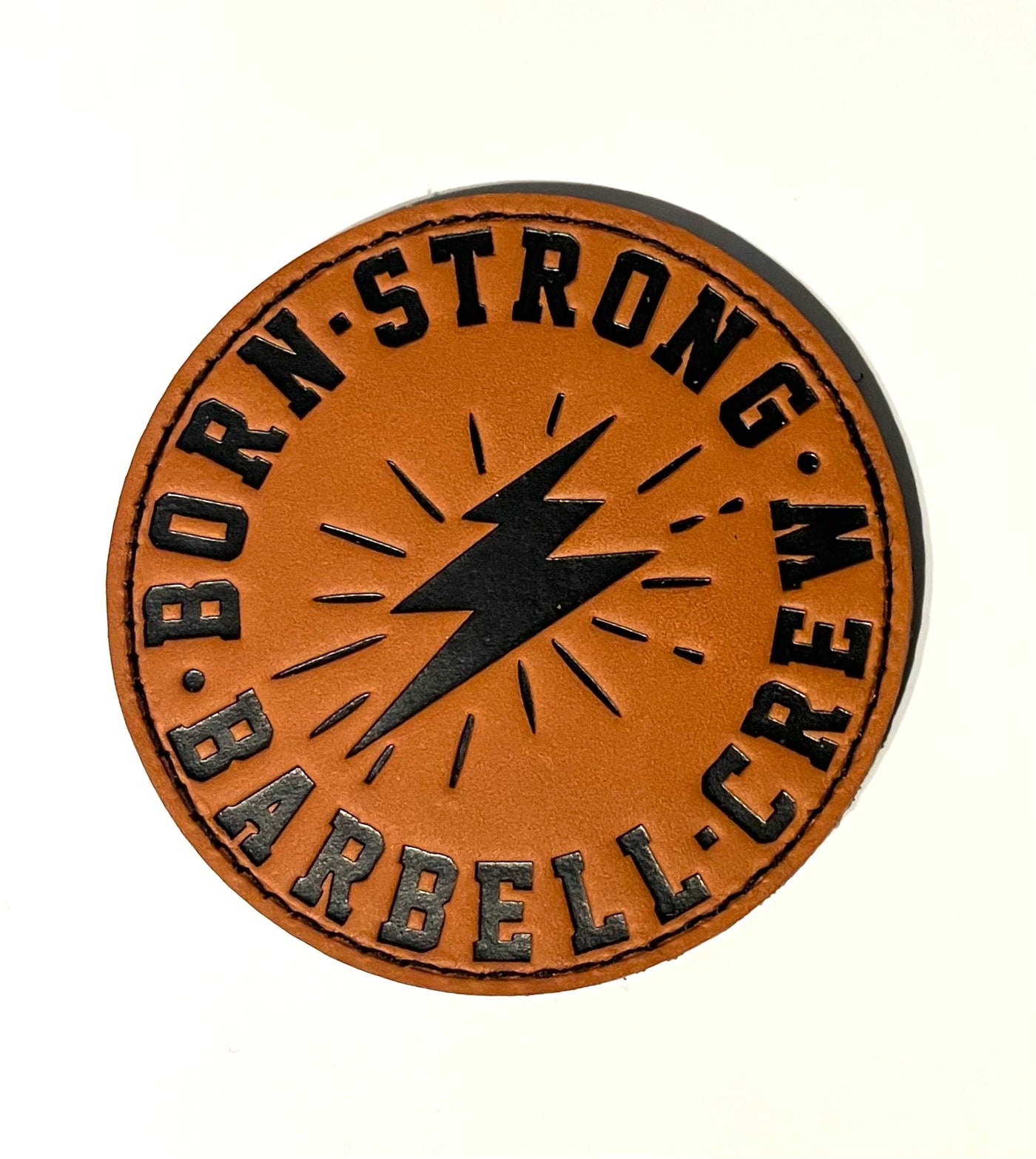 BARBELL CREW Patch Leather