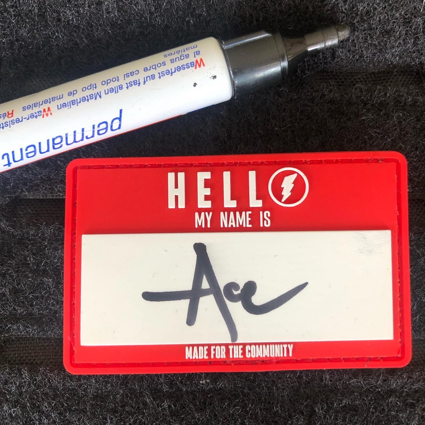 Hello my Name is - Patch