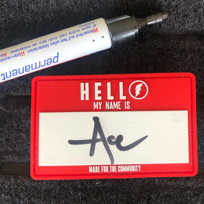 Hello my Name is - Patch