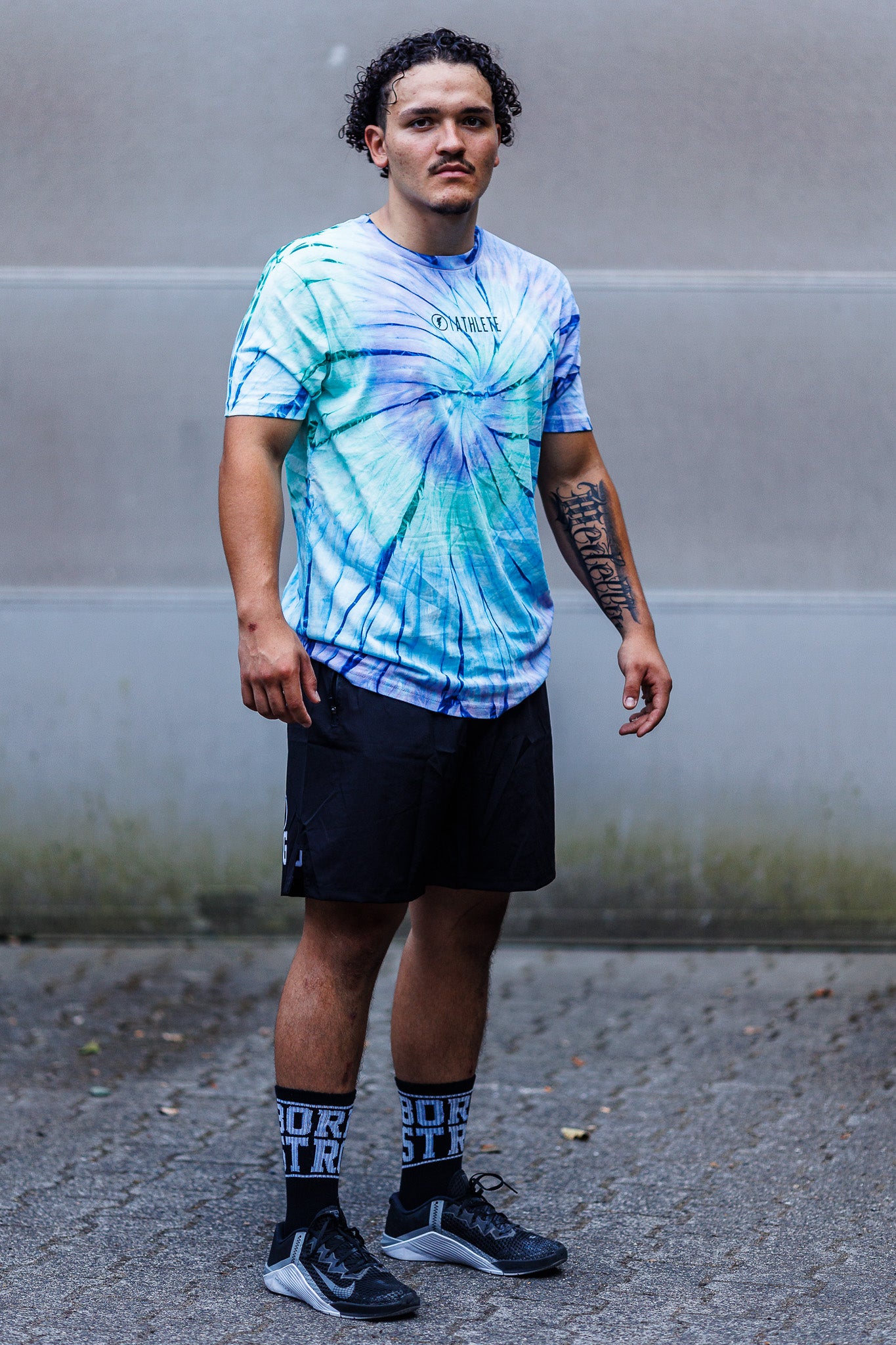 ATLEET shirt TIE DYE lila