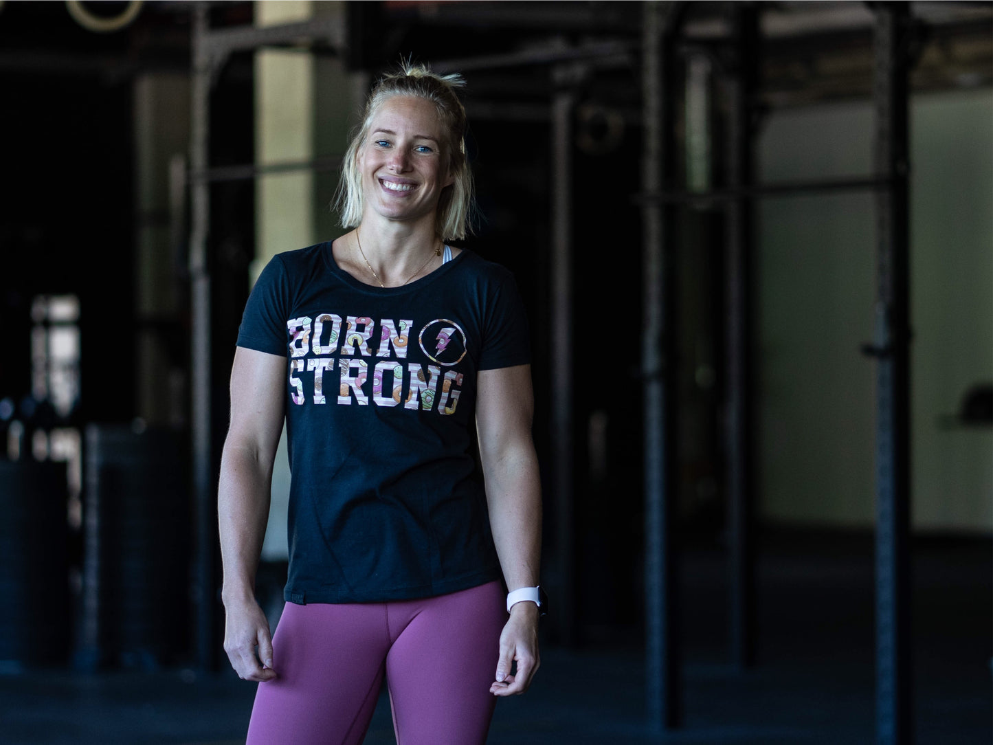 BORN STRONG Ladies Shirt Donut Madness